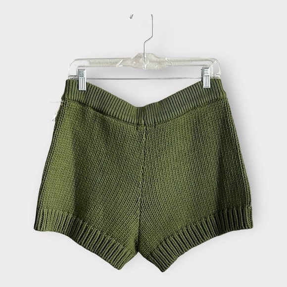 NWT Good American Chunky Knit Sweater Shorts SIZE L - XL - Picture 4 of 8